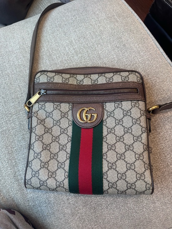 Gucci Handbags - Gucci GG Supreme Ophidia Crossbody Bag with Web Stripe